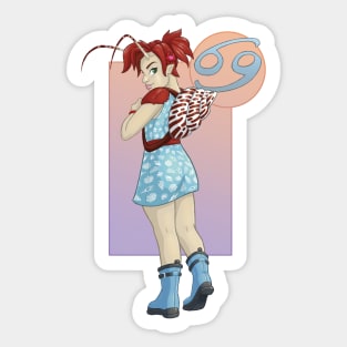 Monster Girls - Cancer Sticker